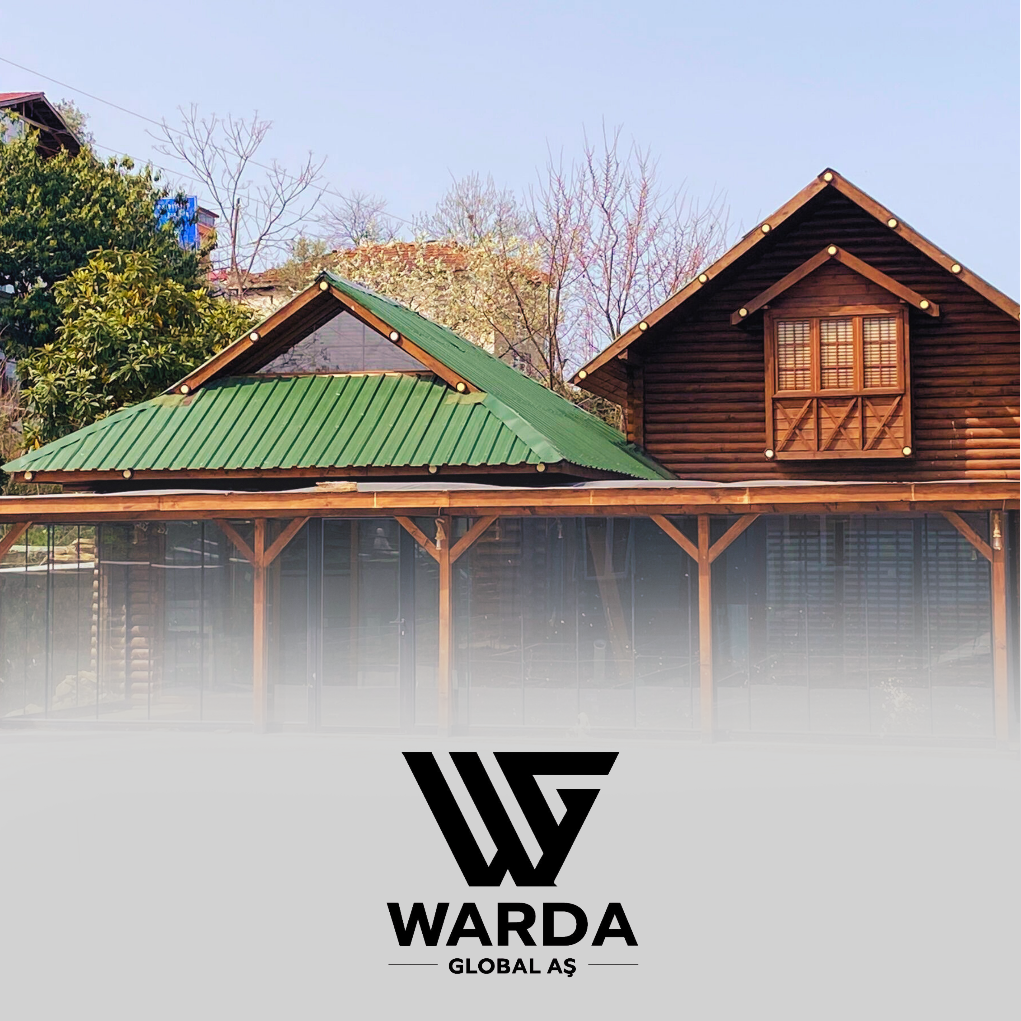 Yükseltilmiş Ahşap Kafe