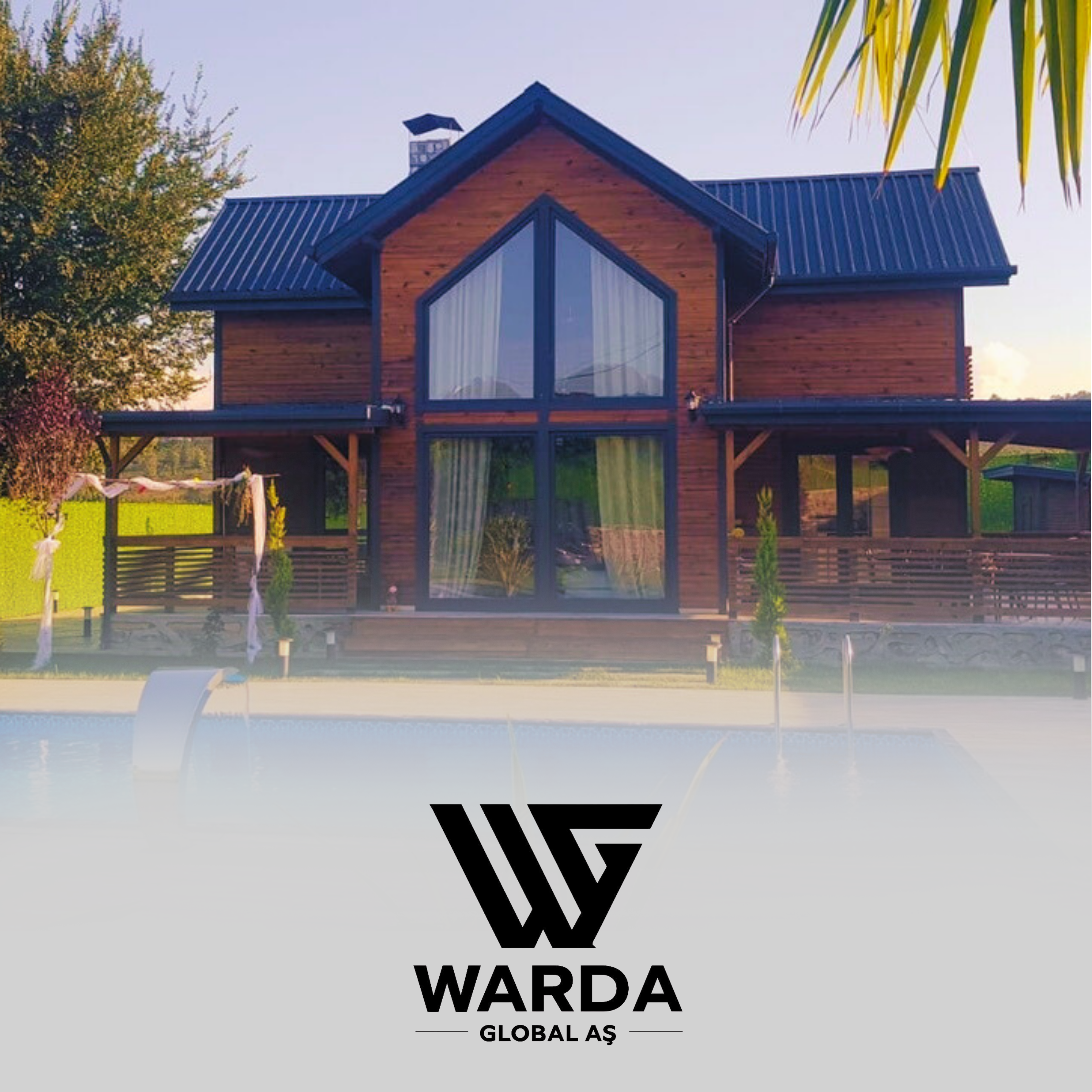 Cam Cepheli Ahşap Villa