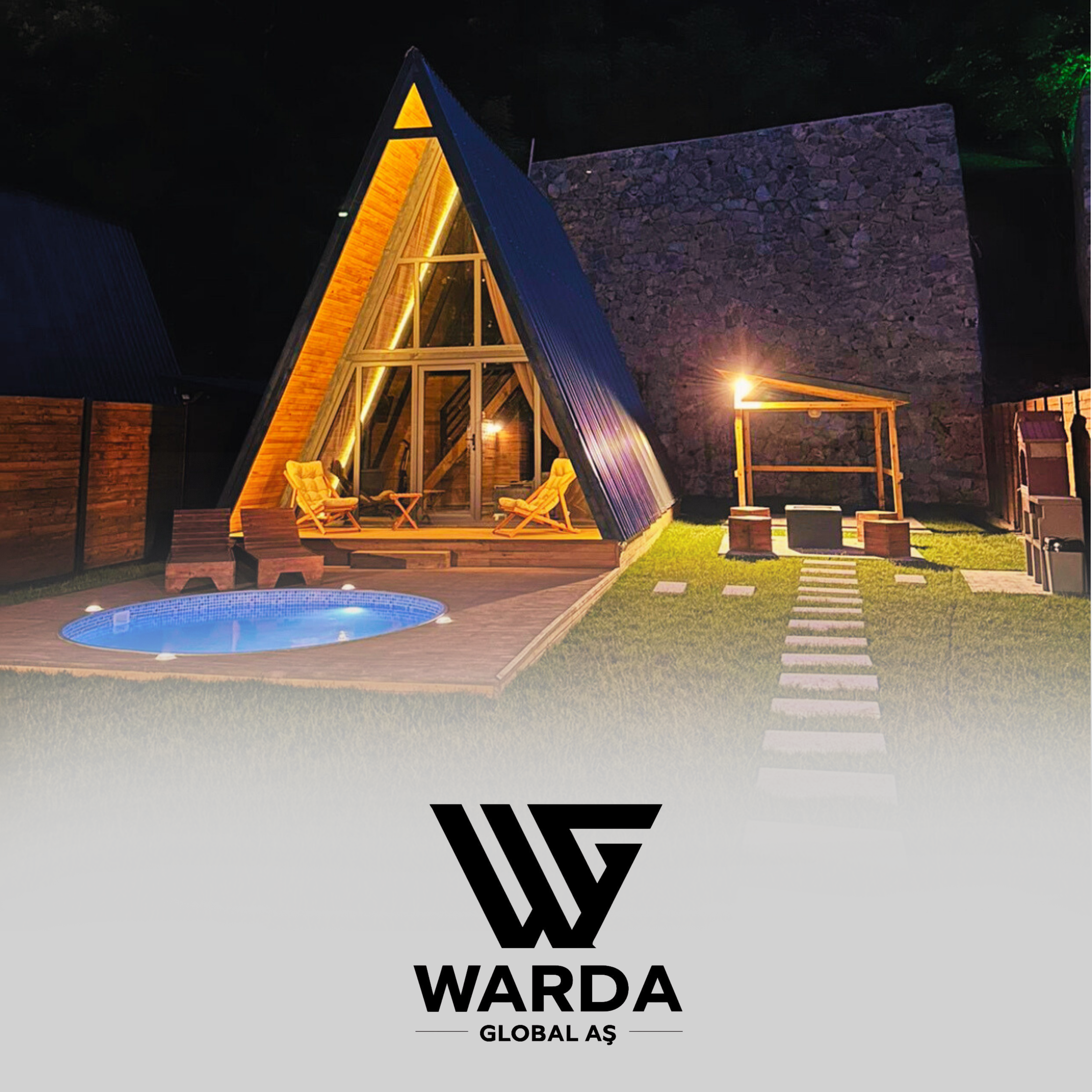 Jakuzili A-Çatı Bungalov